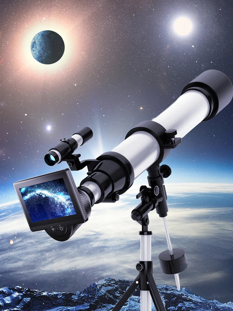 WiFi Telescope Camera Eyepiece 1080P Digital Eyepiece with 4.3 Inch IPS Screen Astronomical Telescope Accessories