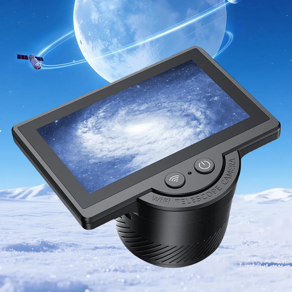 WiFi Telescope Camera Eyepiece 1080P Digital Eyepiece with 4.3 Inch IPS Screen Astronomical Telescope Accessories